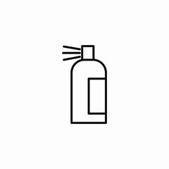 spray aerosol bottle icon sign vector