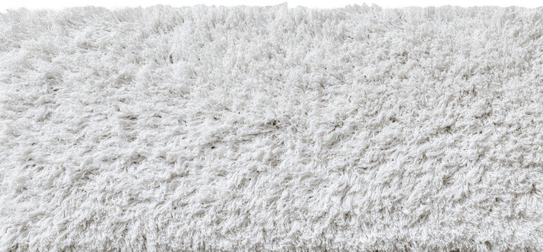 Plush, light gray rug texture