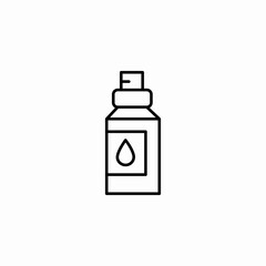 spray bottle icon icon sign vector