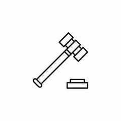 auction sale item icon sign vector