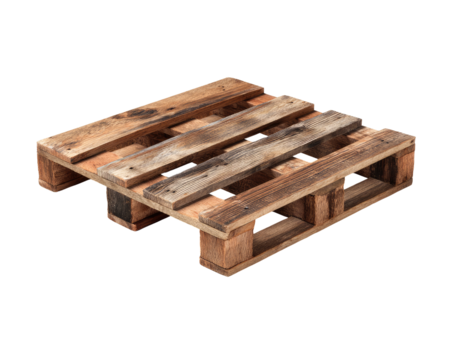Wooden pallet, square,  worn,  used,  lumber,  industrial
