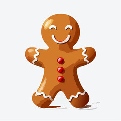 Lebkuchenmann mit Zuckerguss