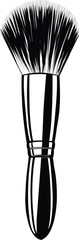 Makeup Brush Line Drawing for Beauty Use