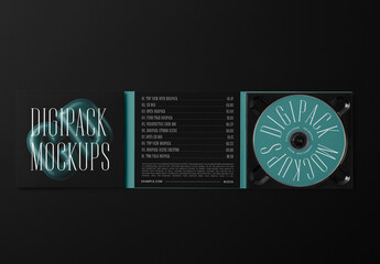 Open Digipack Mockup