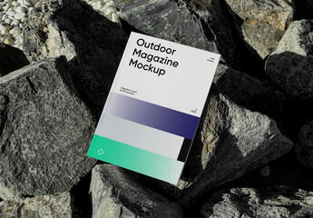 Lying on Stones Magazine Mockup