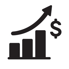 Success Arrow Up Vector Icon Business Growth, Achievement, and Positive Progress Symbol