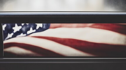 American flag for patriotic holidays.