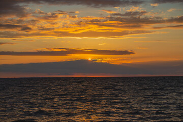 Sonnenuntergang an der Ostsee