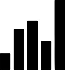 Abstract colorful geometric shapes silhouette design