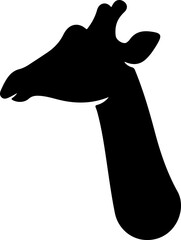 Abstract colorful geometric shapes silhouette