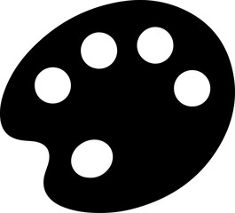 Abstract geometric pattern silhouette with vibrant colors