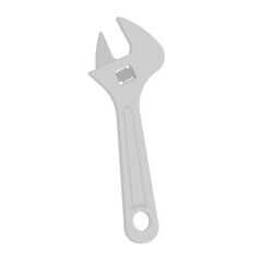 モンキーレンチのイラスト