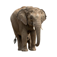 Obraz premium Elephant with transparent PNG background