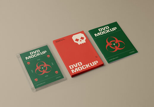 DVD Box Mockup
