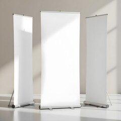White Exhibition Panels with