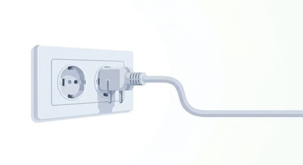 Prise &Eacute;lectrique et C&acirc;ble Branch&eacute;