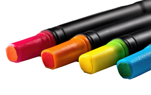 Close-up of colorful cosmetic sticks