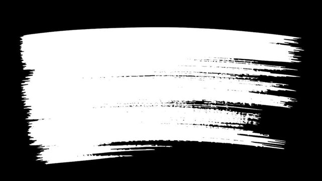 Brush stroke black, white and green transition background. Animation of paint splash. Abstract background for ad and presentations