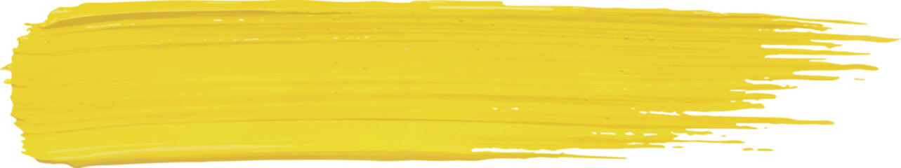 yellow brush stroke vector, paint grunge highlight splash, abstract marker line, textured design