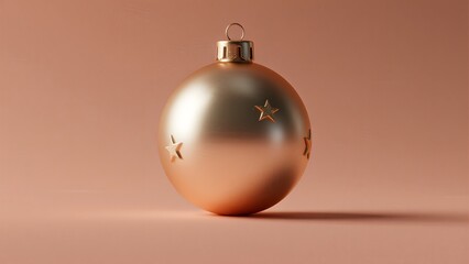Golden ornament with star decorations