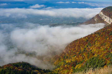 Alpenlandschaft am Croix de Nivolet in Savoie in Frankreich
