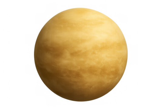 Venus planet in solar system, realistic global rendering, space astronomy studying world, observing space exploration