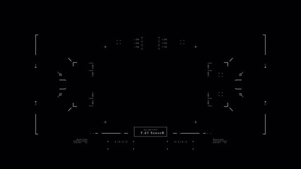Sci-Fi HUD Display: Dynamic Sensor Readouts, Navigation, and System Control - Powered by Adobe