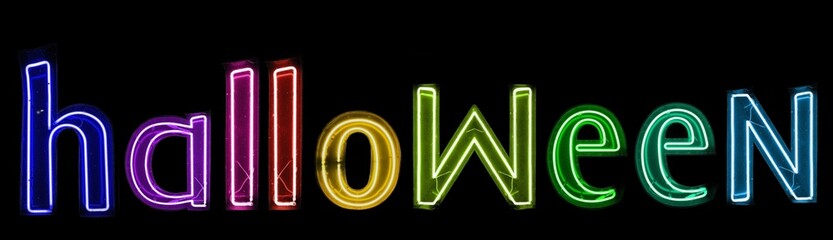 halloween néons multicolores