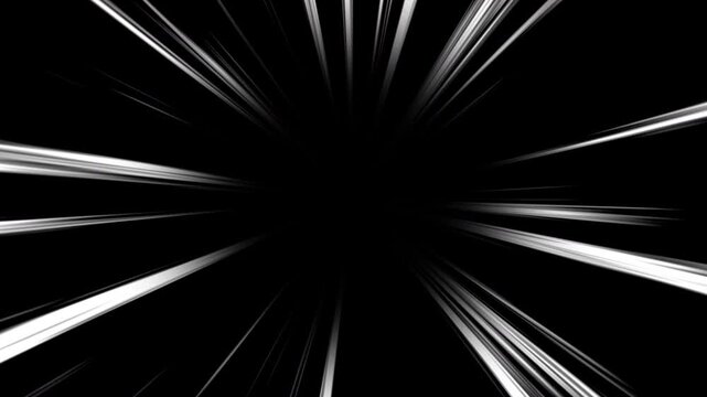 Speed Line Overlay &ndash; 4K Fast Motion Effect (Transparent)