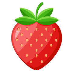 Obraz premium Fresh Strawberry Vector