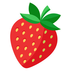 Strawberry Leaf Top Vector
