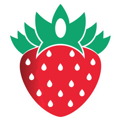 Crown Strawberry Silhouette