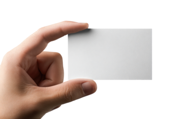 Hand holding a blank business card (1)