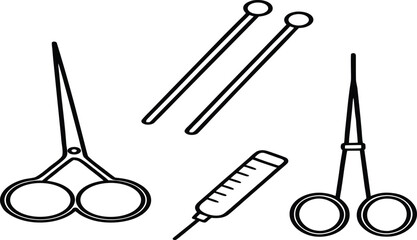 set of medical icons