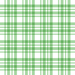 Seamless green plaid pattern