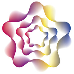 golden star shape . pattern background texture 