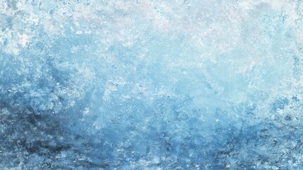 Swirling shades of blue create an enchanting abstract scene, capturing the essence of ice and ocean from a unique artistic perspective.