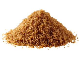 A pile of brown sugar granules