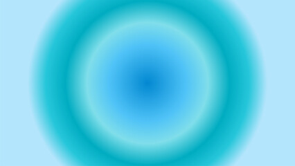 Abstract blue gradient background with concentric circles creating a smooth and calming visual effect for presentations and designs