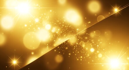 Golden abstract background with light, perfect for adding a touch of luxury