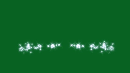 White glowing fairy sparkle line animation, fast line glitter motion, magic sparkling bokeh effects, fairy dust wand glitter stars trail transition, doodle glitter sparkle trail on green screen. 4k - Powered by Adobe