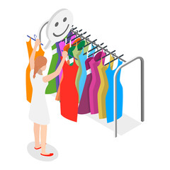 3D Isometric Flat  Illustration of Recycling And Donation. Item 7