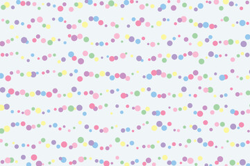 Cheerful Confetti Background Pastel Colors Festive Celebration Event Party Design Wallpaper