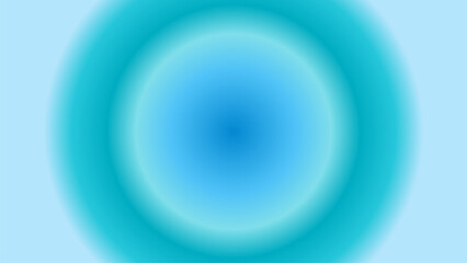 Abstract Light Blue Gradient Background with Circular Concentric Shapes for Modern Design and Decoration