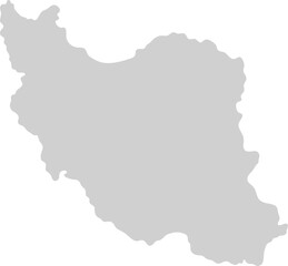 Obraz premium Clean Vector Map of Iran for Travel Use