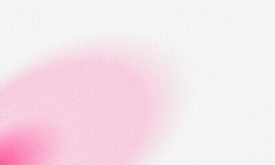 Soft Pink Light Spill: Minimalist White Grainy Background with a gentle, soft pink light spill emanating from the bottom-left corner, gracefully fading into a clean white space