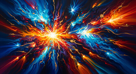 abstract explosion background