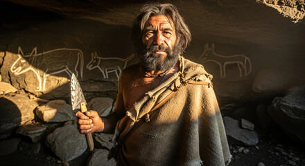 Portrait of Primitive  Man