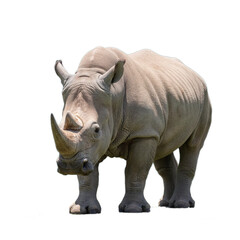 Obraz premium rhino isolated on transparent background
