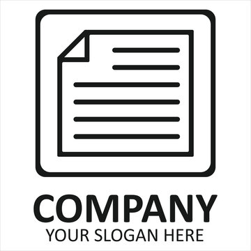 Document icon with text paper lines